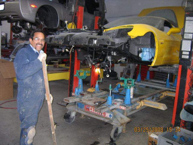 2006 Corvette collision repair at Automotive Enterprise, San Carlos CA – photo 17
