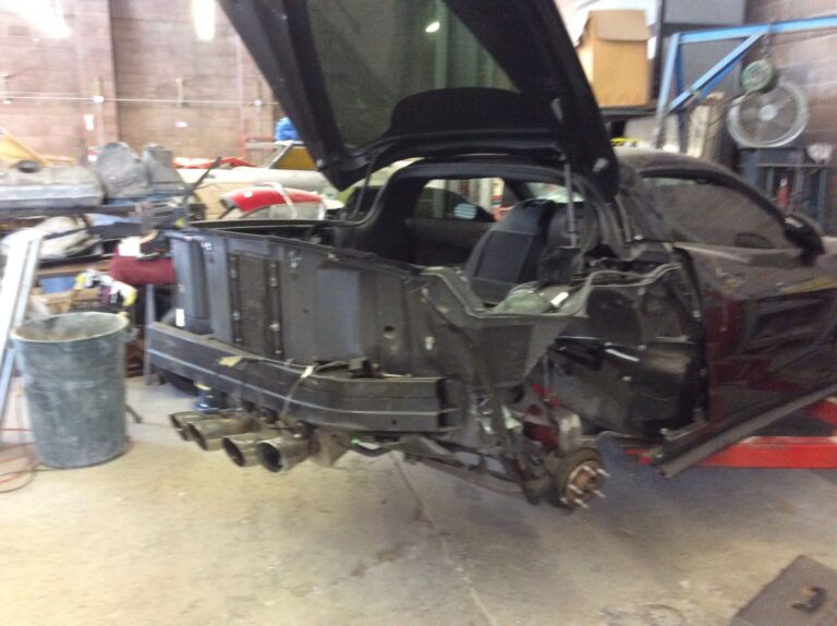 2007 Chevy Corvette Z06 collision repair at Automotive Enterprise, San Carlos CA – photo 8