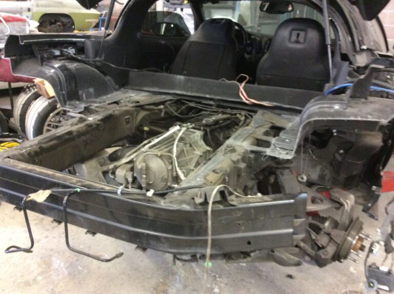 2007 Chevy Corvette Z06 collision repair at Automotive Enterprise, San Carlos CA – photo 9