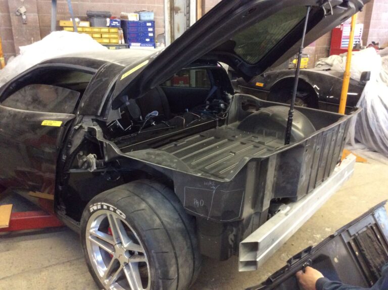 2007 Chevy Corvette Z06 collision repair at Automotive Enterprise, San Carlos CA – photo 24