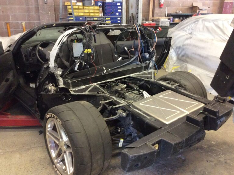 2007 Chevy Corvette Z06 collision repair at Automotive Enterprise, San Carlos CA – photo 25