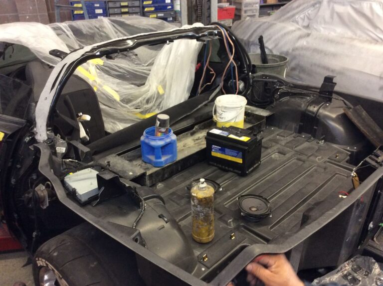 2007 Chevy Corvette Z06 collision repair at Automotive Enterprise, San Carlos CA – photo 29