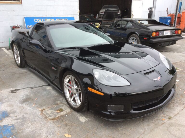 2007 Chevy Corvette Z06 collision repair at Automotive Enterprise, San Carlos CA – photo 35