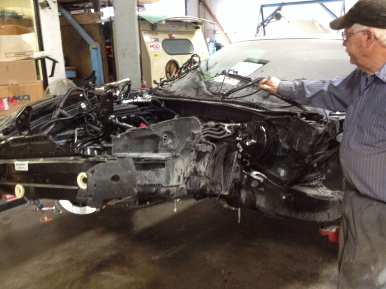 2013 Chevy Corvette Grand Sport collision repair at Automotive Enterprise, San Carlos CA – photo 1
