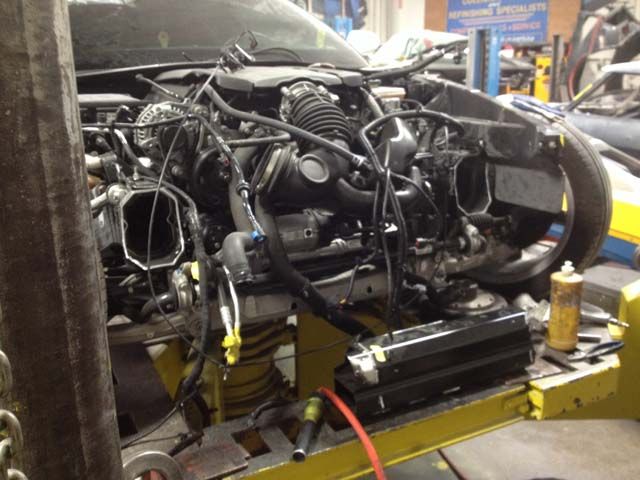 2014 Corvette collision repair at Automotive Enterprise, San Carlos CA – photo 6