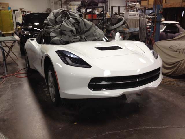 2014 Corvette collision repair at Automotive Enterprise, San Carlos CA – photo 10