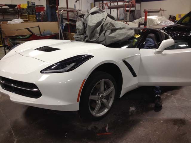 2014 Corvette collision repair at Automotive Enterprise, San Carlos CA – photo 12