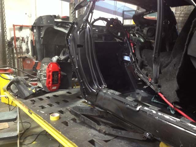 2015 Corvette Z06 collision repair at Automotive Enterprise, San Carlos CA – photo 2
