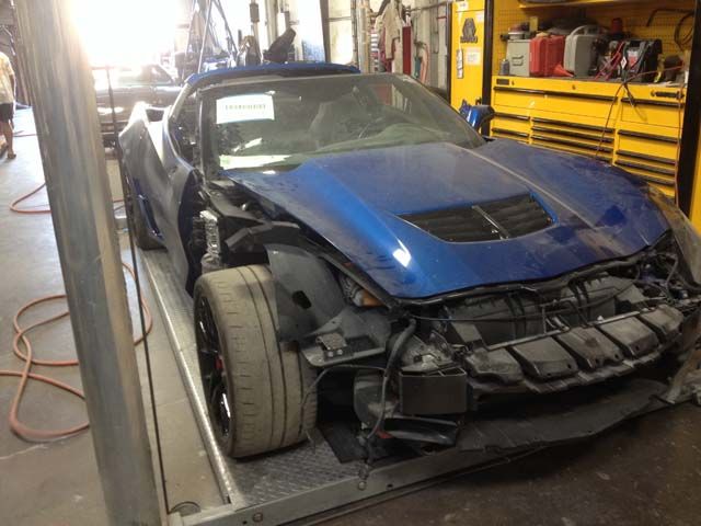 2015 Corvette Z06 collision repair at Automotive Enterprise, San Carlos CA – photo 5