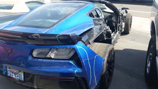 2015 Corvette Z06 collision repair at Automotive Enterprise, San Carlos CA – photo 9