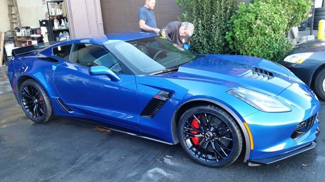 2015 Corvette Z06 collision repair at Automotive Enterprise, San Carlos CA – photo 15