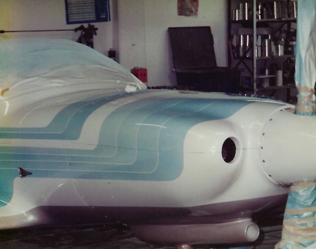 Wally Dean’s Lancair fiberglass repair at Automotive Enterprise, San Carlos CA – photo 5