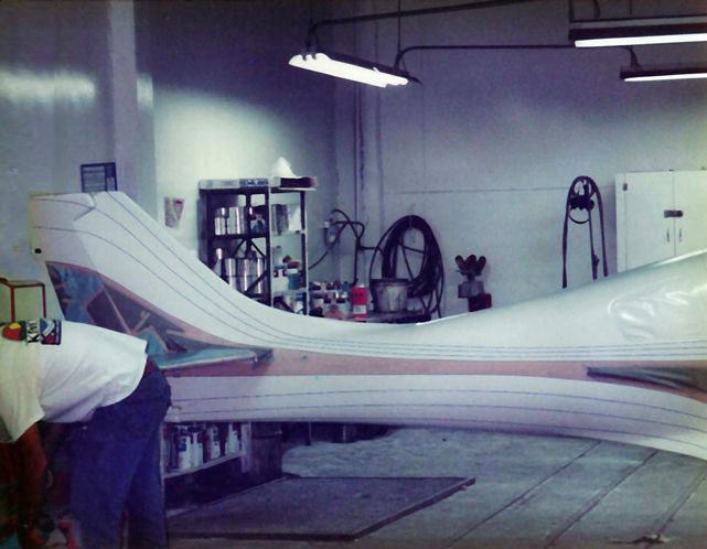 Wally Dean’s Lancair fiberglass repair at Automotive Enterprise, San Carlos CA – photo 6