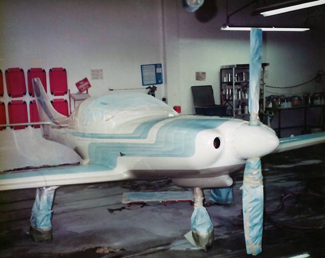 Wally Dean’s Lancair fiberglass repair at Automotive Enterprise, San Carlos CA – photo 8
