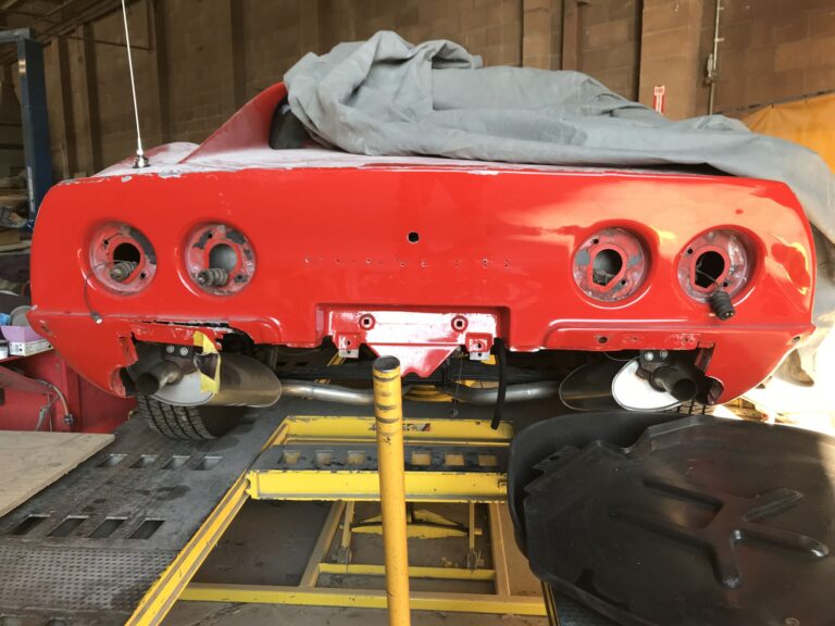 1969 Corvette collision repair at Automotive Enterprise, San Carlos CA – photo 3
