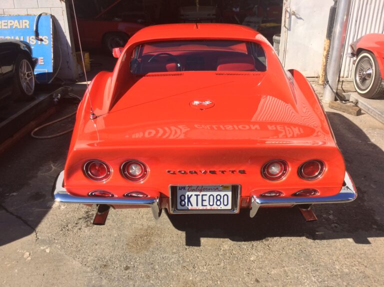 1969 Corvette collision repair at Automotive Enterprise, San Carlos CA – photo 6