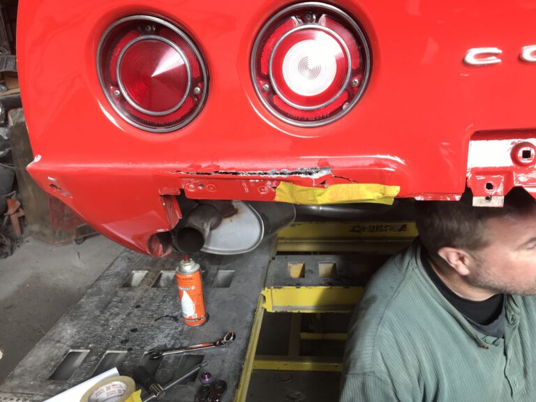 1969 Corvette collision repair at Automotive Enterprise, San Carlos CA – photo 11