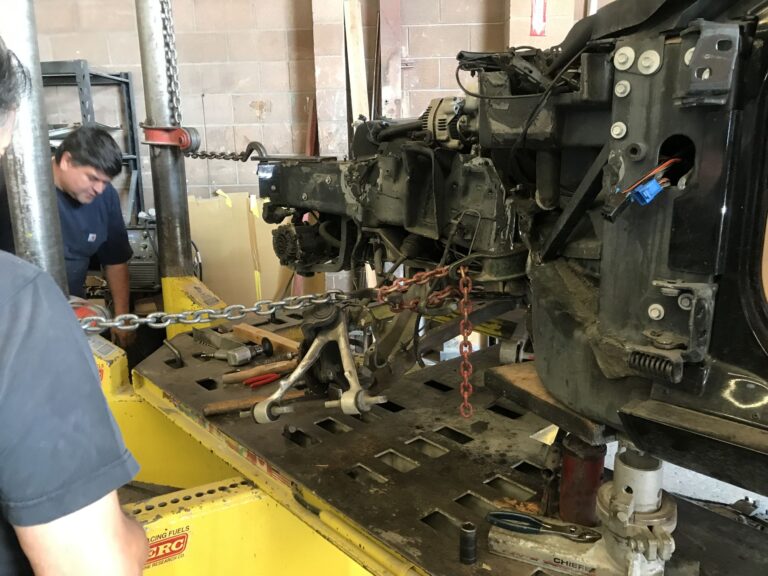 1999 Corvette Frame Repair frame repair at Automotive Enterprise, San Carlos CA – photo 2