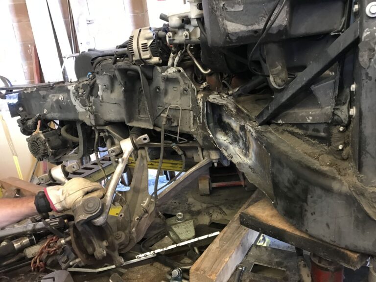 1999 Corvette Frame Repair frame repair at Automotive Enterprise, San Carlos CA – photo 3