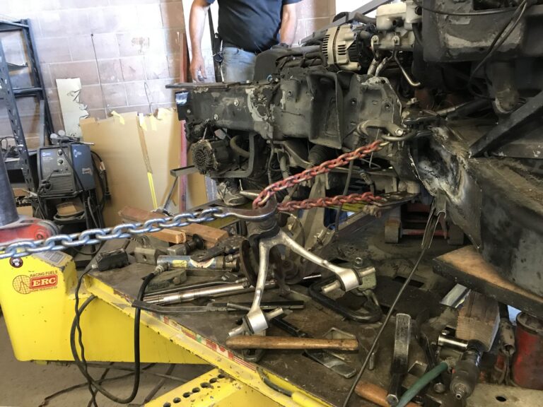 1999 Corvette Frame Repair frame repair at Automotive Enterprise, San Carlos CA – photo 5