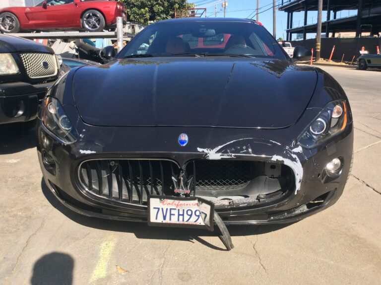 2012 Maserati Gran Turismo collision repair at Automotive Enterprise, San Carlos CA – photo 2