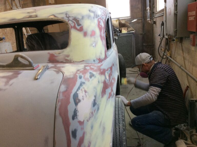 1939 PONTIAC DELUXE collision repair at Automotive Enterprise, San Carlos CA – photo 2