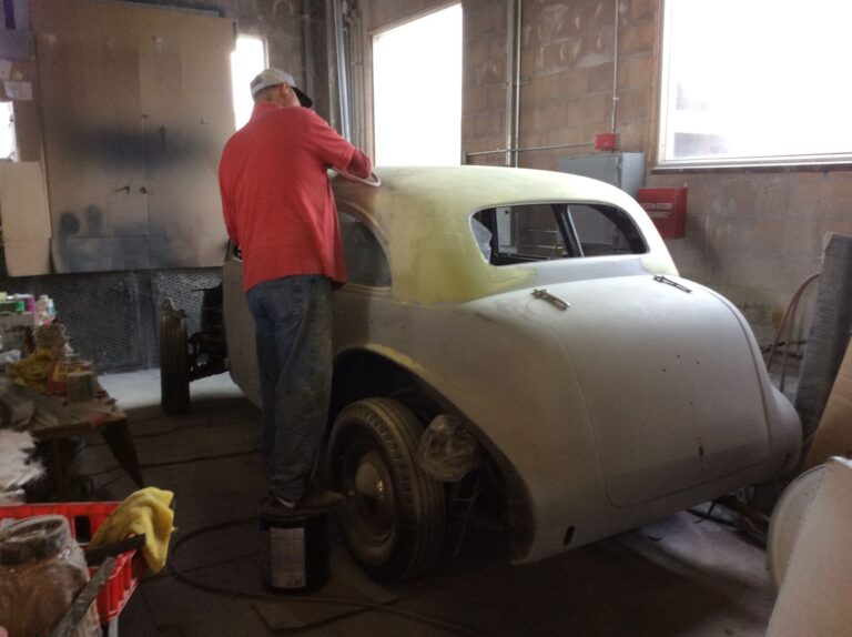 1939 PONTIAC DELUXE collision repair at Automotive Enterprise, San Carlos CA – photo 3