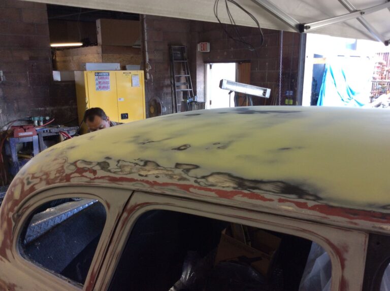 1939 PONTIAC DELUXE collision repair at Automotive Enterprise, San Carlos CA – photo 12