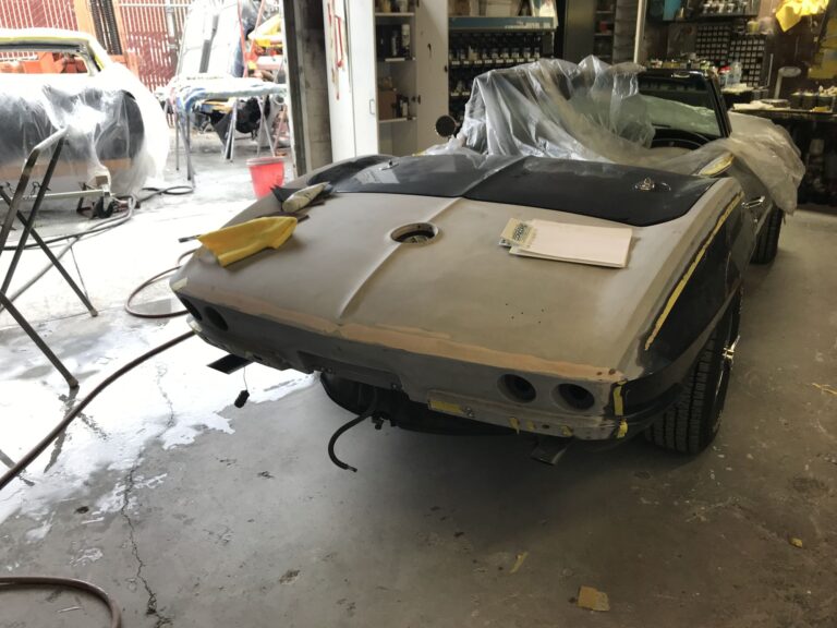 1966 CHEVROLET CORVETTE collision repair at Automotive Enterprise, San Carlos CA – photo 2