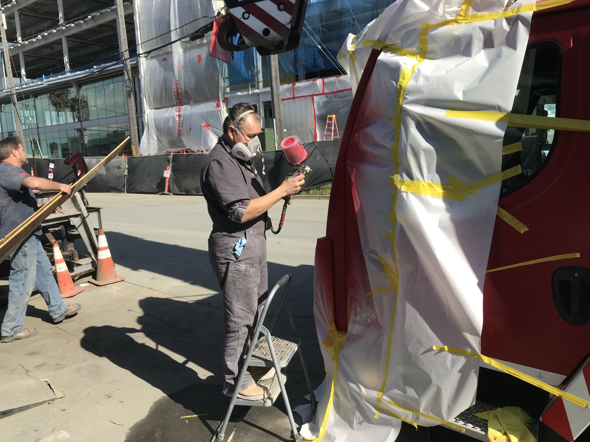 SHEEDY DRAYAGE CRANE WINDSHIELD REPLACEMENT