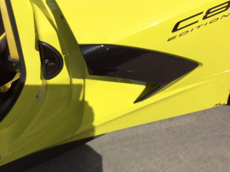 2022 Chevrolet Corvette – Bumper / Left Quarter Panel collision repair at Automotive Enterprise, San Carlos CA – photo 9