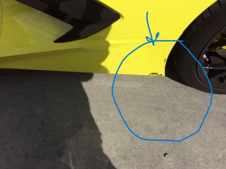 2022 Chevrolet Corvette – Bumper / Left Quarter Panel collision repair at Automotive Enterprise, San Carlos CA – photo 10