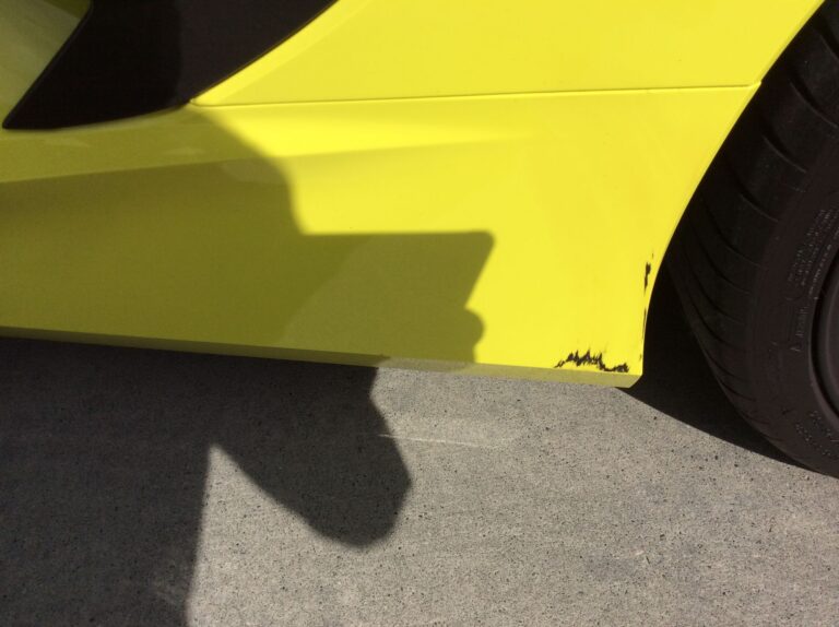 2022 Chevrolet Corvette – Bumper / Left Quarter Panel collision repair at Automotive Enterprise, San Carlos CA – photo 11
