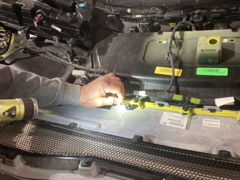 2022 Chevrolet Corvette – Bumper / Left Quarter Panel collision repair at Automotive Enterprise, San Carlos CA – photo 26