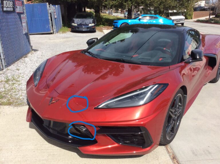 2022 CHEVROLET CORVETTE STINGRAY collision repair at Automotive Enterprise, San Carlos CA – photo 1