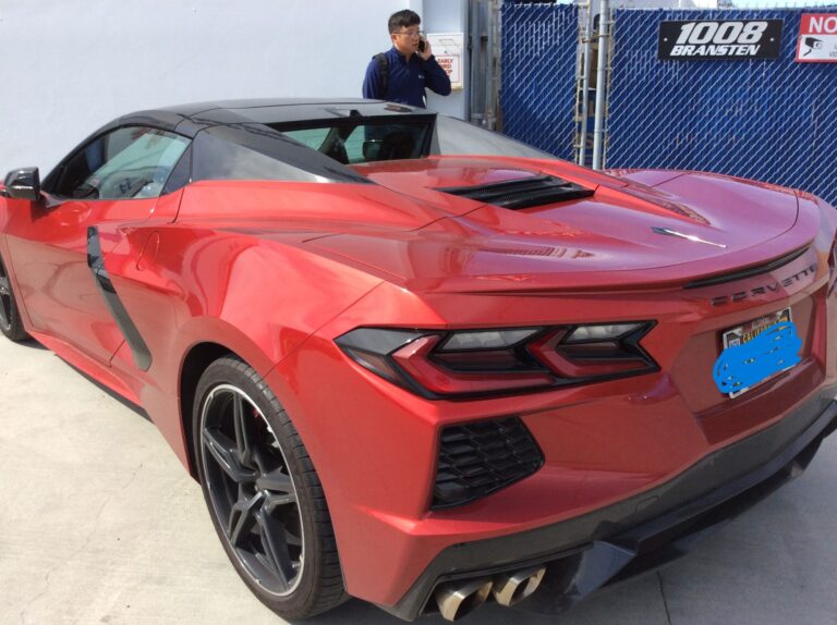 2022 CHEVROLET CORVETTE STINGRAY collision repair at Automotive Enterprise, San Carlos CA – photo 3
