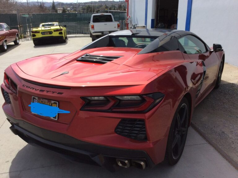 2022 CHEVROLET CORVETTE STINGRAY collision repair at Automotive Enterprise, San Carlos CA – photo 4