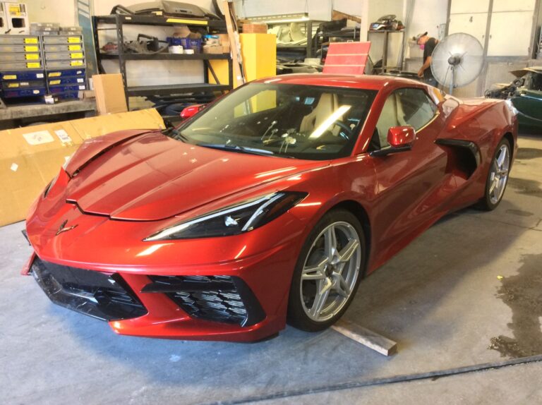 2022 C-8 Corvette Front-End Collision Repair collision repair at Automotive Enterprise, San Carlos CA – photo 2