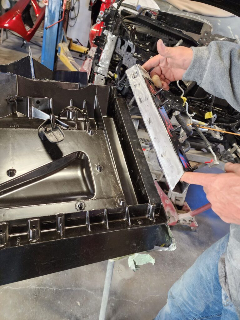 2022 C-8 Corvette Front-End Collision Repair collision repair at Automotive Enterprise, San Carlos CA – photo 3