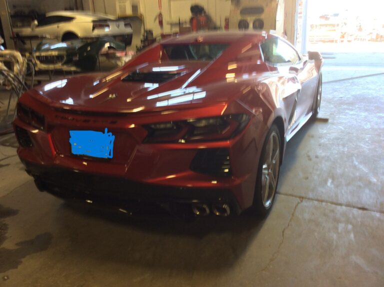 2022 C-8 Corvette Front-End Collision Repair collision repair at Automotive Enterprise, San Carlos CA – photo 4