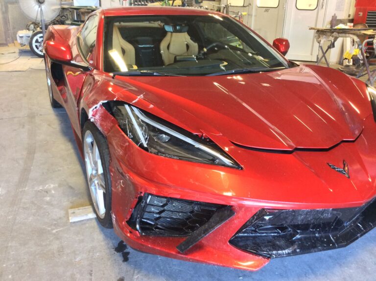 2022 C-8 Corvette Front-End Collision Repair collision repair at Automotive Enterprise, San Carlos CA – photo 12