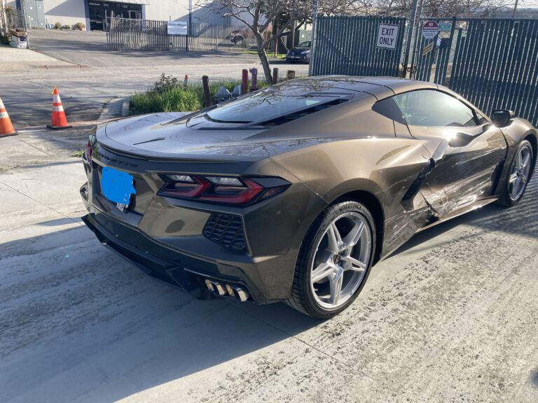 Brand new Corvette C-8 collision repair at Automotive Enterprise, San Carlos CA – photo 1