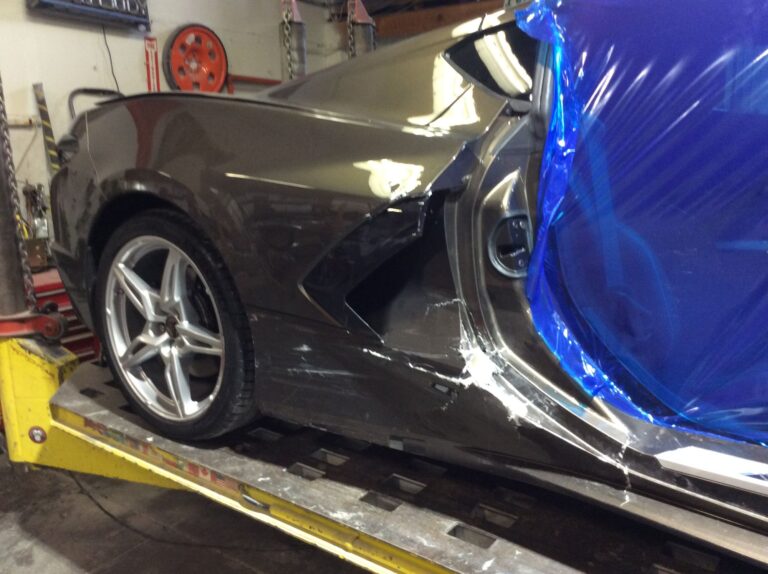 Brand new Corvette C-8 collision repair at Automotive Enterprise, San Carlos CA – photo 14
