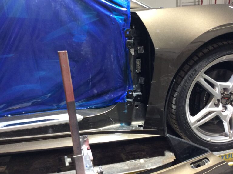 Brand new Corvette C-8 collision repair at Automotive Enterprise, San Carlos CA – photo 15