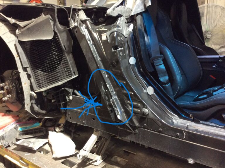 Brand new Corvette C-8 collision repair at Automotive Enterprise, San Carlos CA – photo 21
