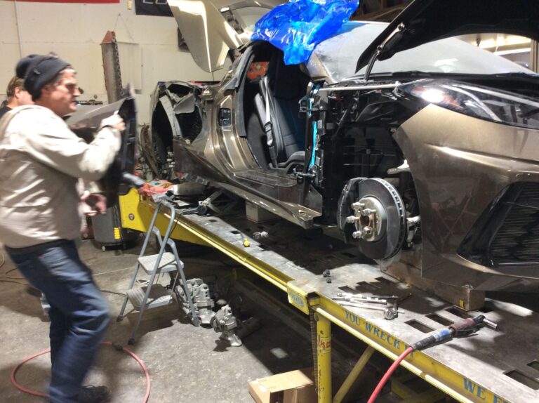 Brand new Corvette C-8 collision repair at Automotive Enterprise, San Carlos CA – photo 24
