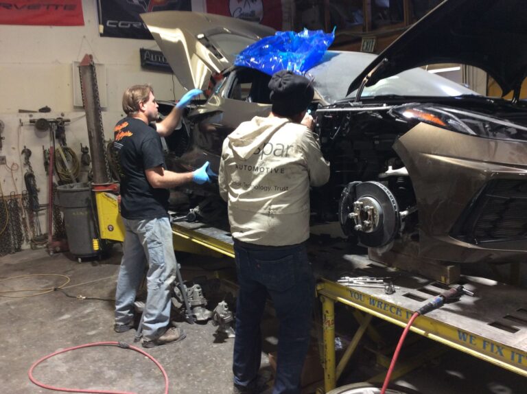 Brand new Corvette C-8 collision repair at Automotive Enterprise, San Carlos CA – photo 25