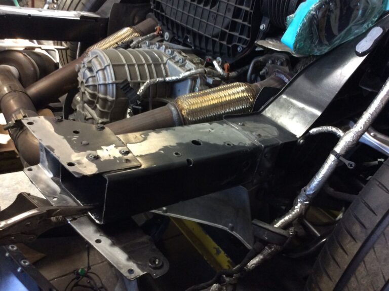 Blue C-8 Corvette collision repair at Automotive Enterprise, San Carlos CA – photo 18