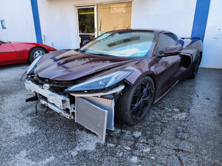 Corvette C8 Coupe collision repair at Automotive Enterprise, San Carlos CA – photo 8