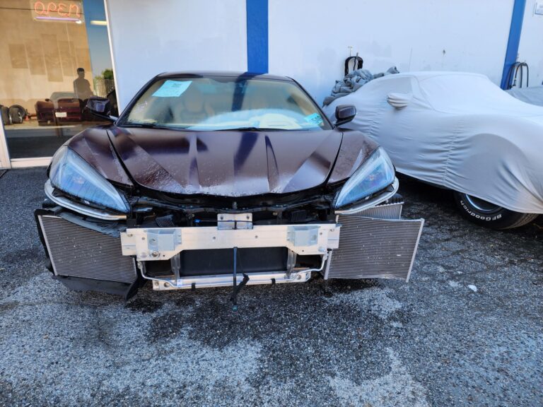 Corvette C8 Coupe collision repair at Automotive Enterprise, San Carlos CA – photo 9
